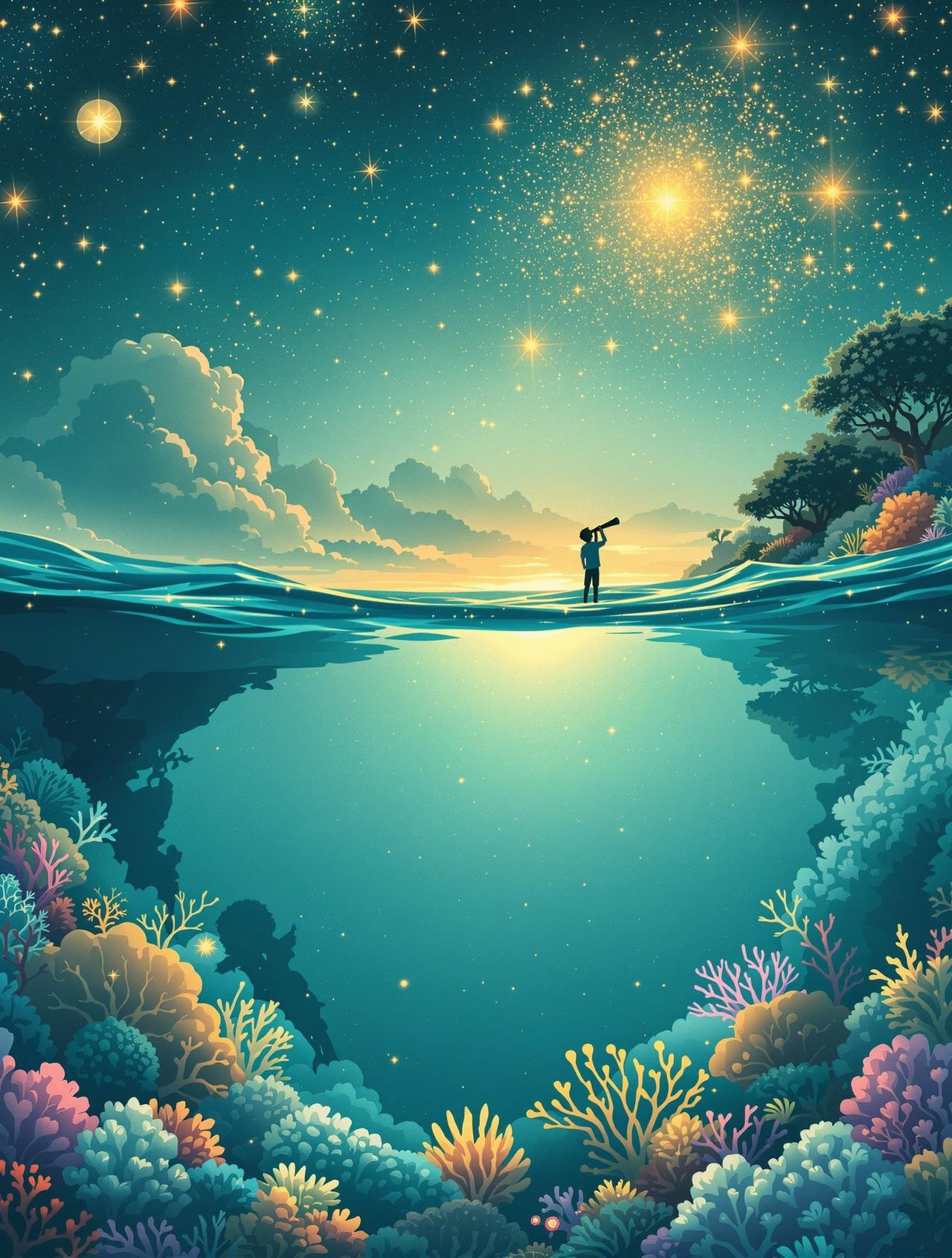 爱看互动短剧作品 - 星与海的约定，双向奔赴题材动漫短剧
