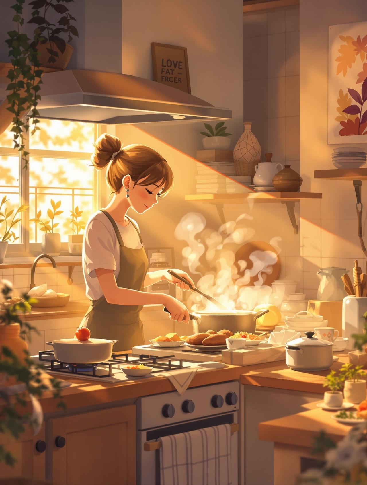 爱看互动短剧作品 - 妈妈的厨房，温情家庭题材动漫短剧